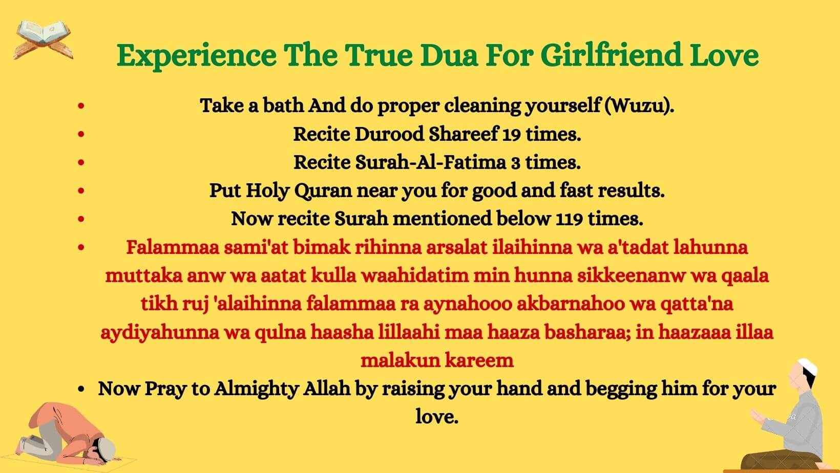 Experience The True Dua For Girlfriend Love - Quraninuskhe.com