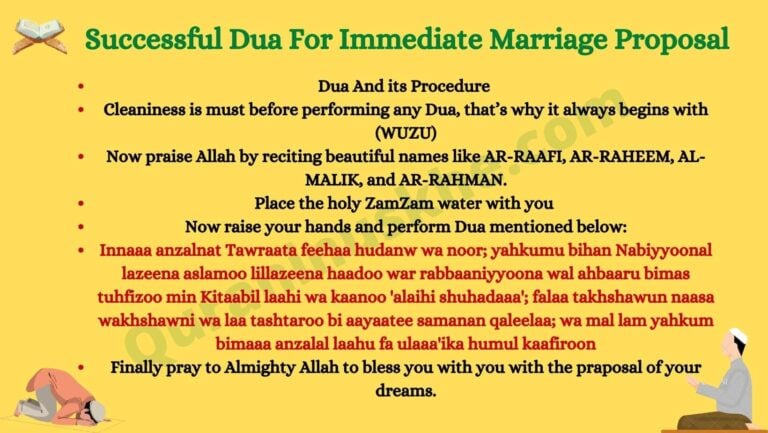 Dua For Immediate Marriage Proposal Dua For Relation