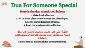 Dua For Someone Special