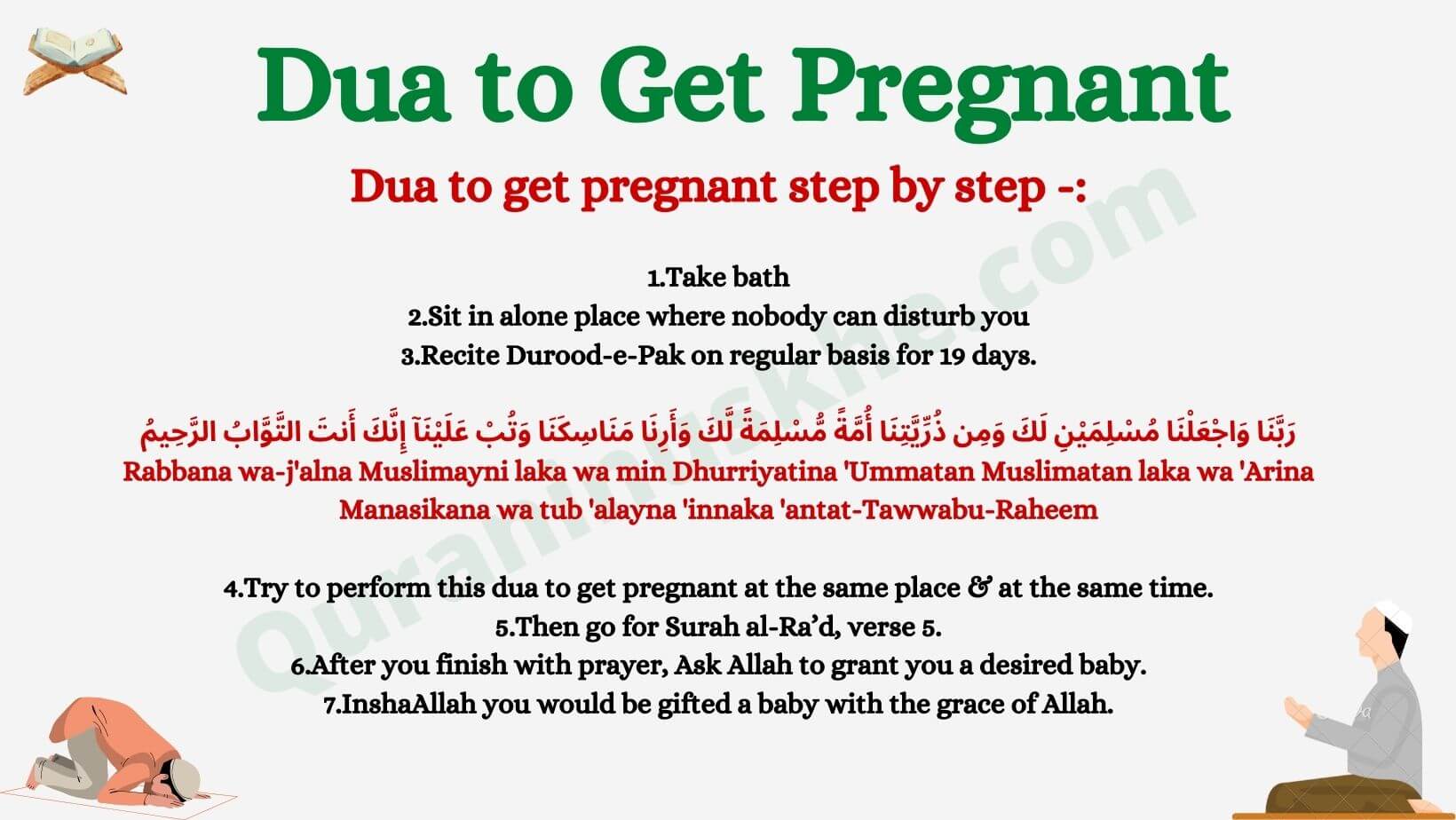 Dua to Get Pregnant