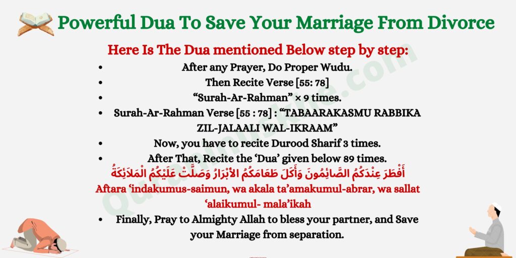 Powerful Dua To Save Your Marriage From Divorce