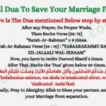 Powerful Dua To Save Your Marriage From Divorce