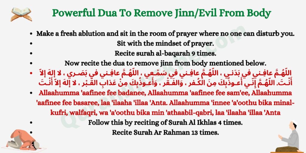 Powerful Dua To Remove JinnEvil From Body