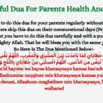 Powerful Dua For Parents Health And Long Life