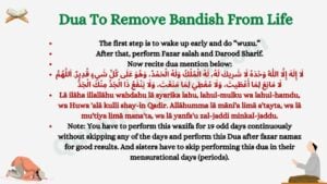 Dua To Remove Bandish From Life