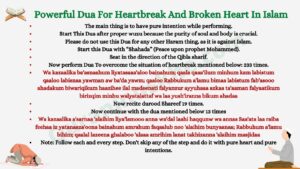 Powerful Dua For Heartbreak And Broken Heart In Islam