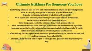 Ultimate Istikhara For Someone You Love