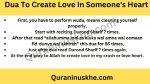 Dua To Create Love In Someone's Heart