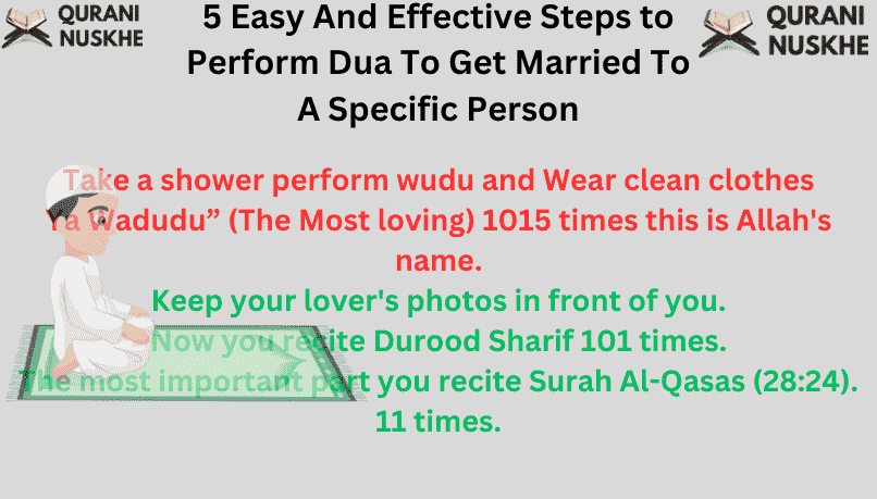 5 Easy And Effective Steps to Perform Dua To Get Married To A Specific Person