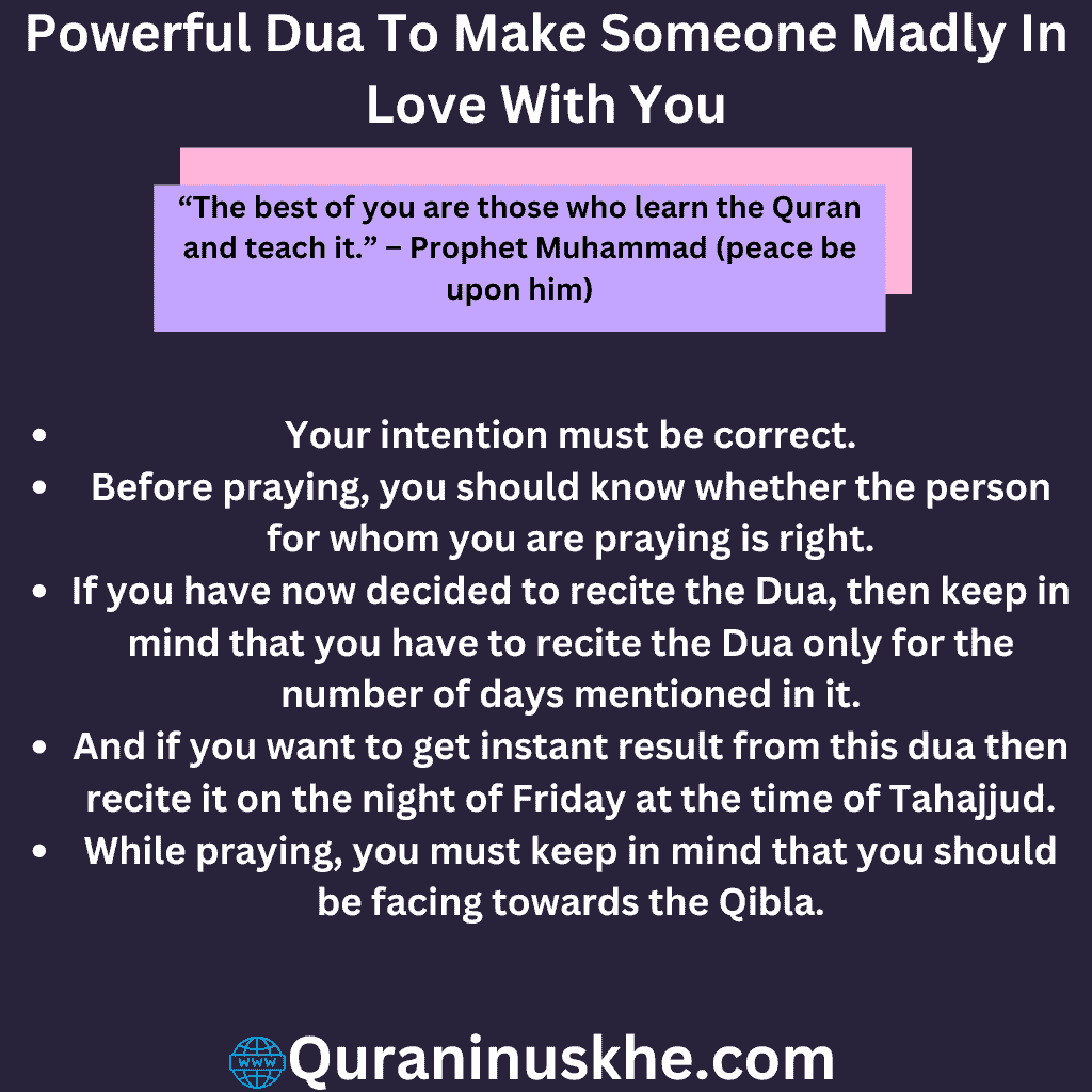 Powerful Dua To Make Someone Madly In Love With You