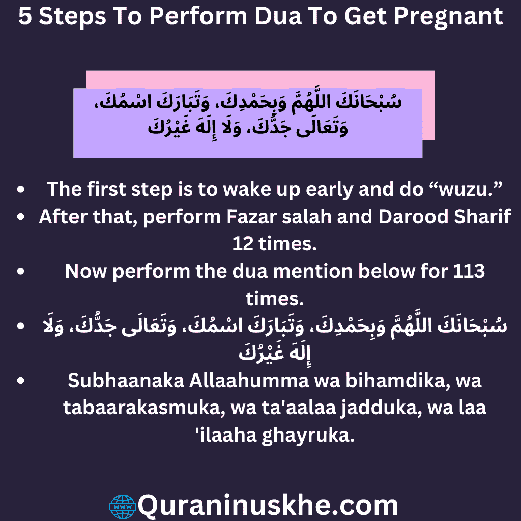 Dua To Get Pregnant