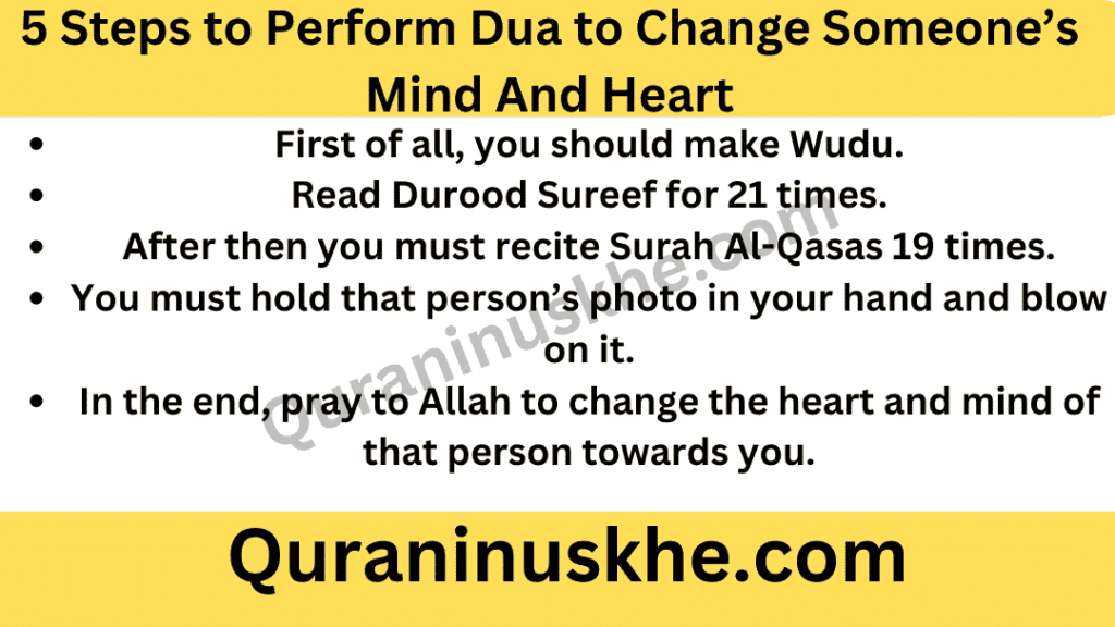 Dua to Change Someone’s Mind