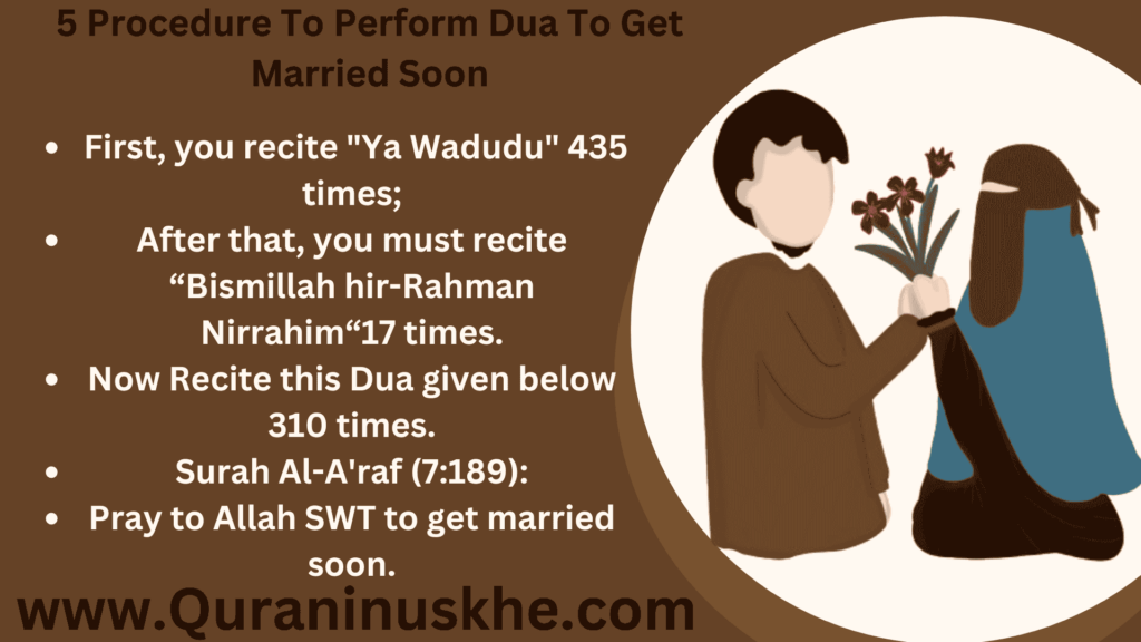 5 Procedure To Perform Dua To Get Married Soon