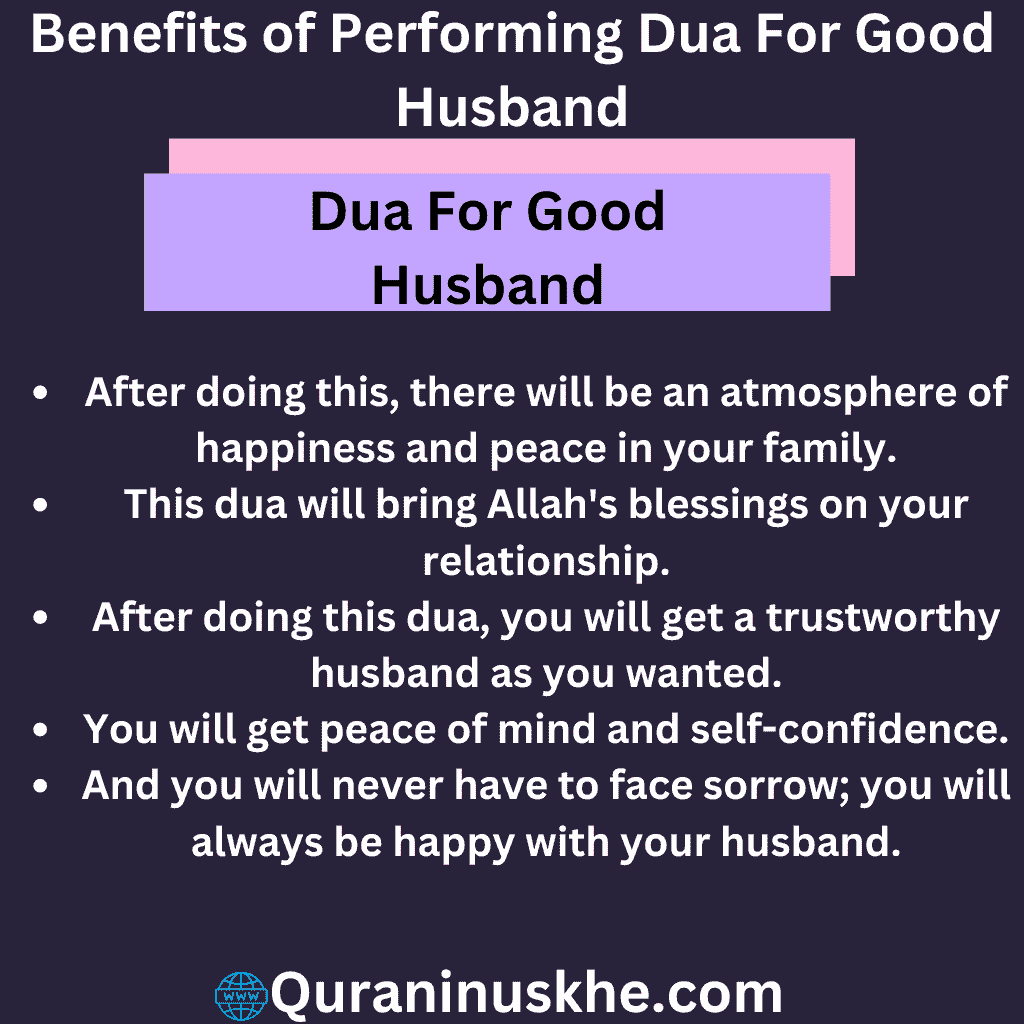 Benefits of Performing Dua For Good Husband 