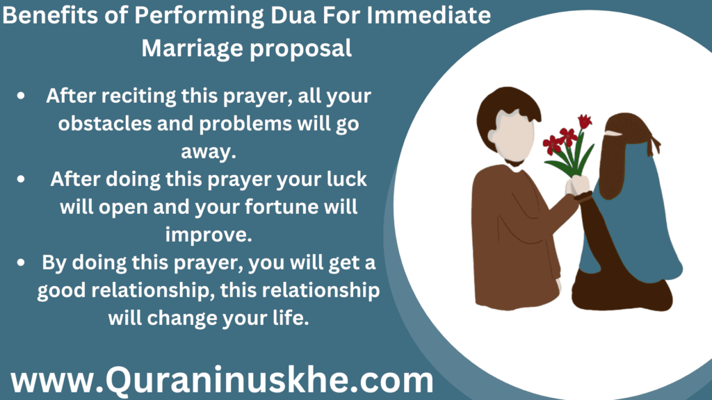 Benefits of Performing Dua For Immediate Marriage proposal