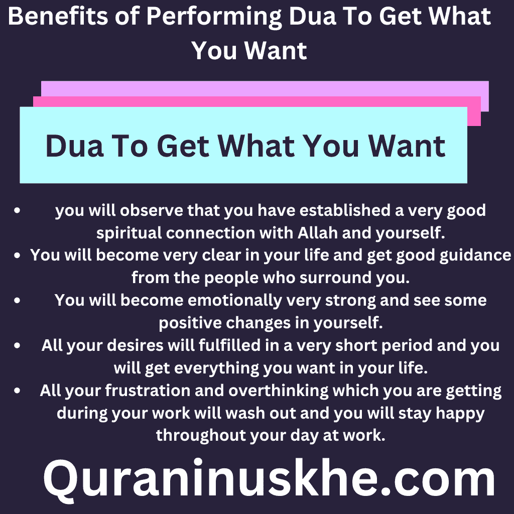 Benefits of Performing Dua To Get What You Want